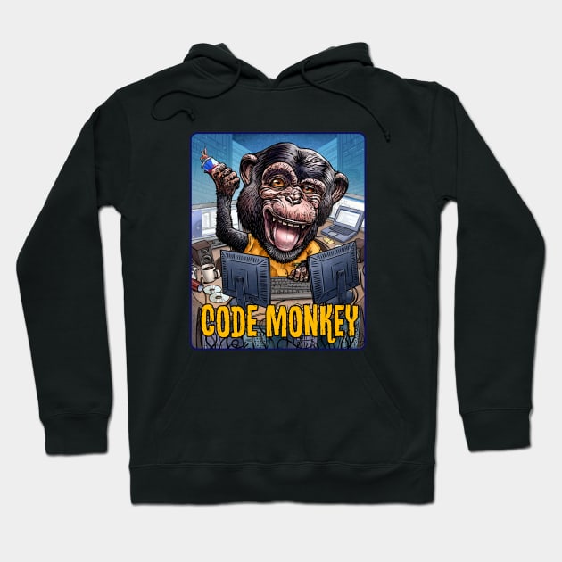 Code Monkey Hoodie by ChetArt